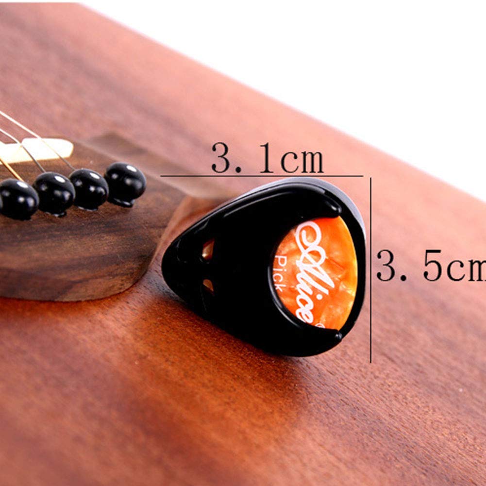 Guitar Pick Storage ollection olor Paste Musical Instrument Organizer Plastic(White)