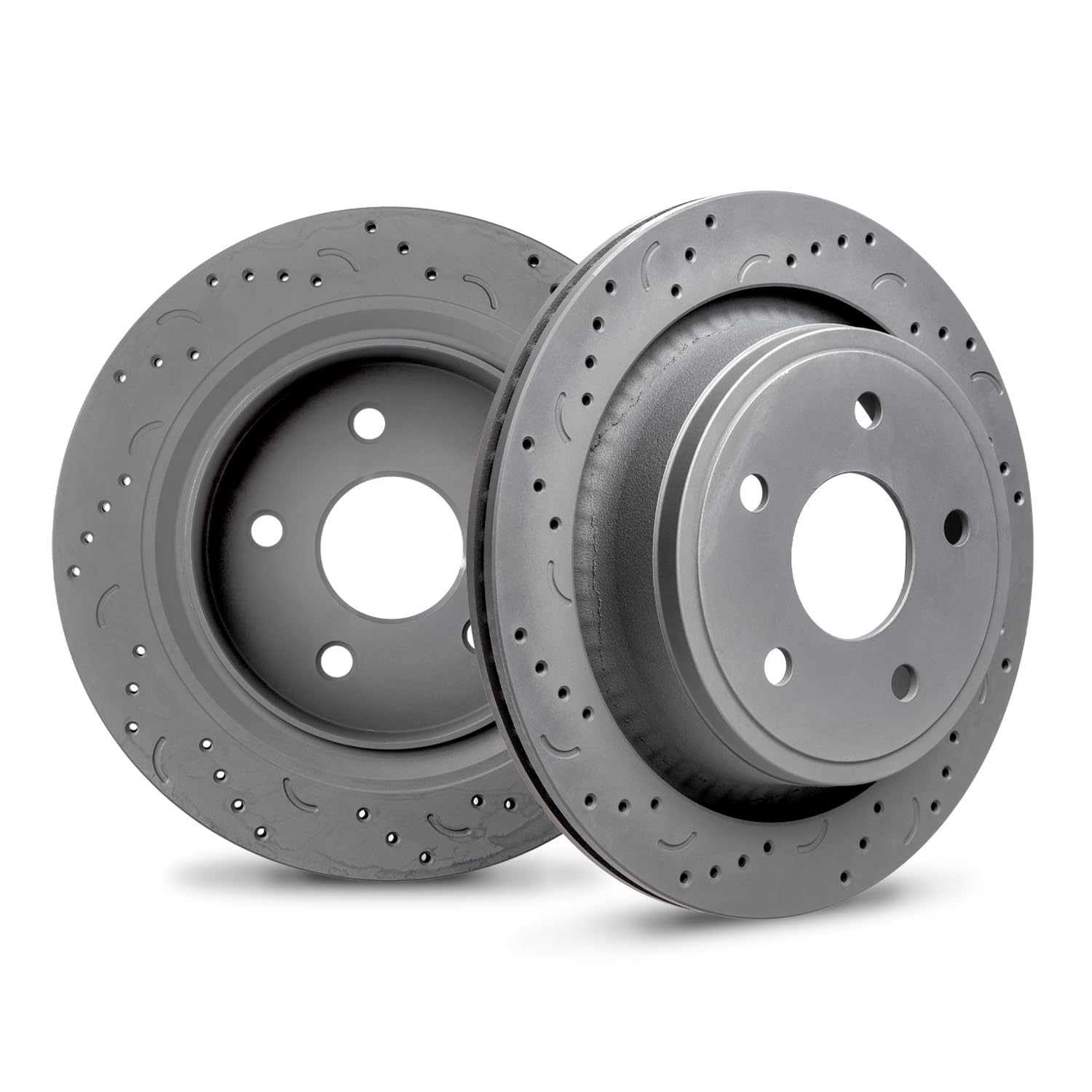 Hawk Performance Talon Rotors Cross-Drilled and Slotted HTC4450