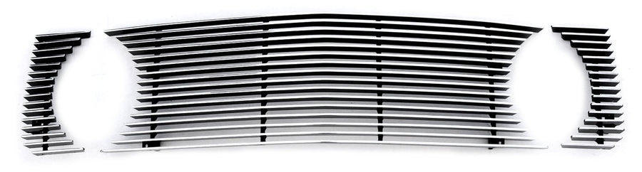 Compatible with T-REX Grilles Mustang GT (2005-2009) Billet Grille, Polished, 3 Pc, Overlay - PN #20516