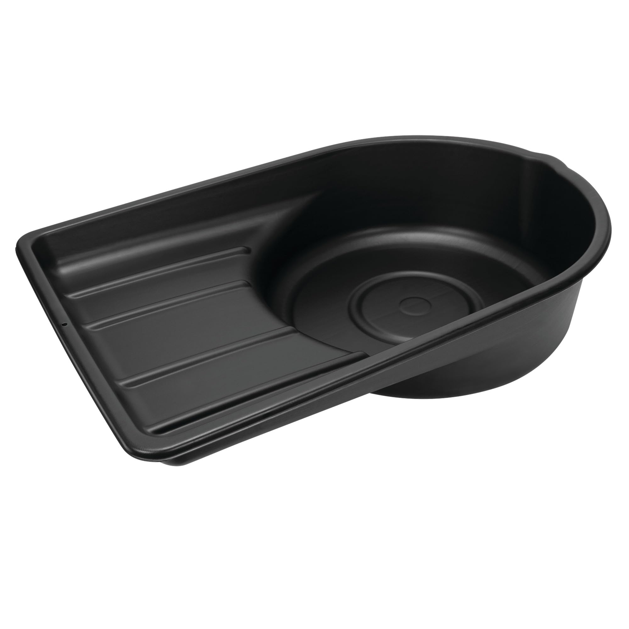Extra Large Performance Tool W4072 Black Portable 7.5 Gallon Oil Drain Pan, (28.4 L)