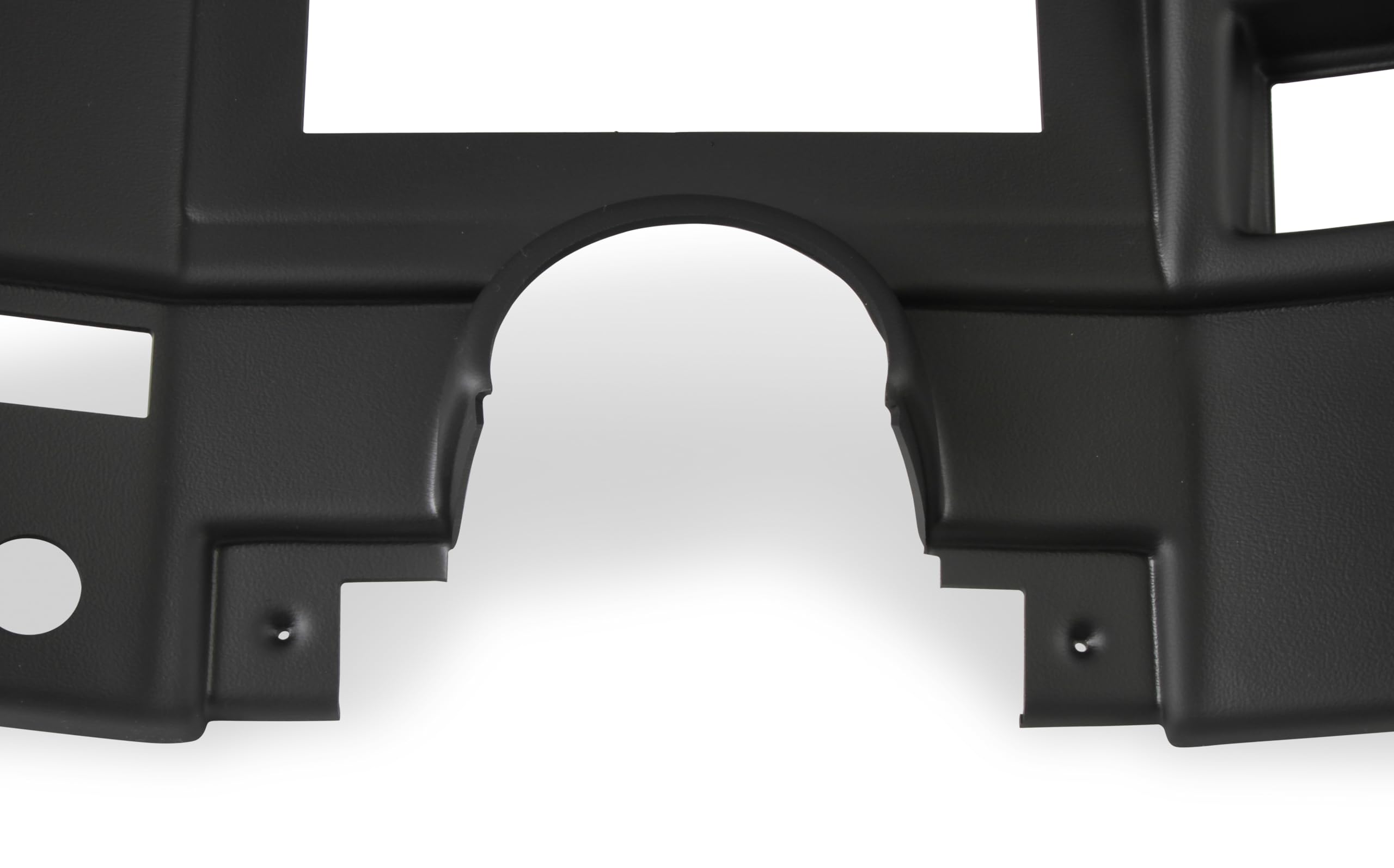 Dash Bezel Holley EFI 553-396 without A/C Vent Openings - Black