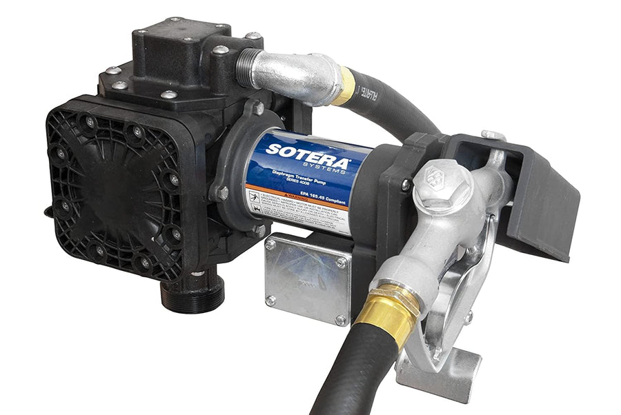 12V Sotera FR410B Oil Transfer Pump w/Drum Mount Package 15 GPM