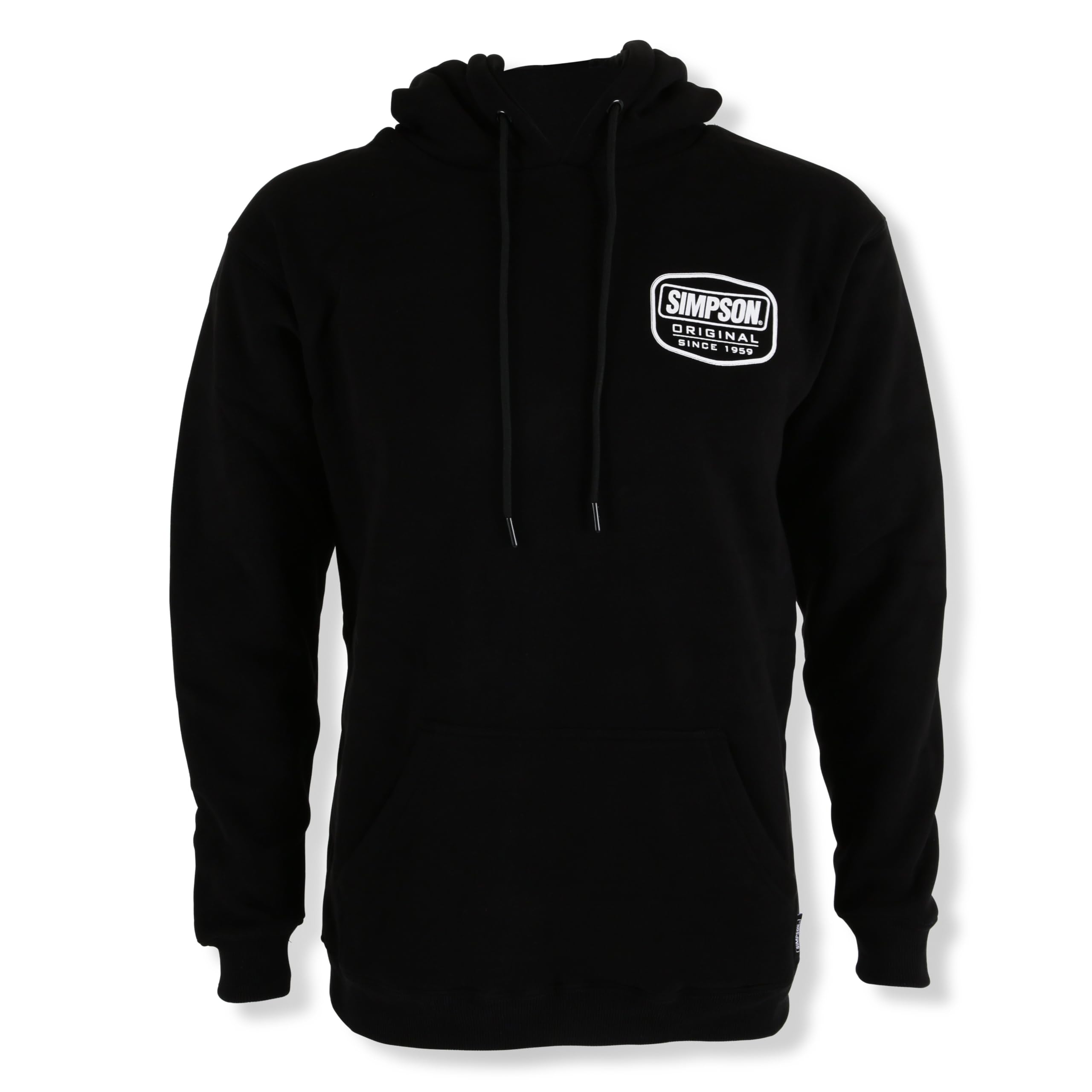 Original Logo Simpson Racing Hoodie - Adult XL - Black - Each