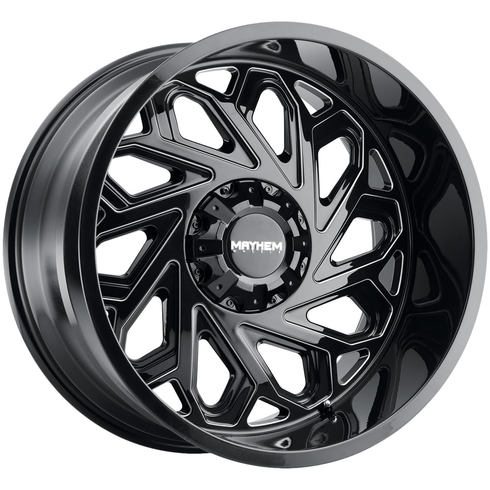 Essex 8112 Mayhem 8112 Gloss Black/Milled Spokes 20X9 5-127/5-139.7 18mm 87.1mm