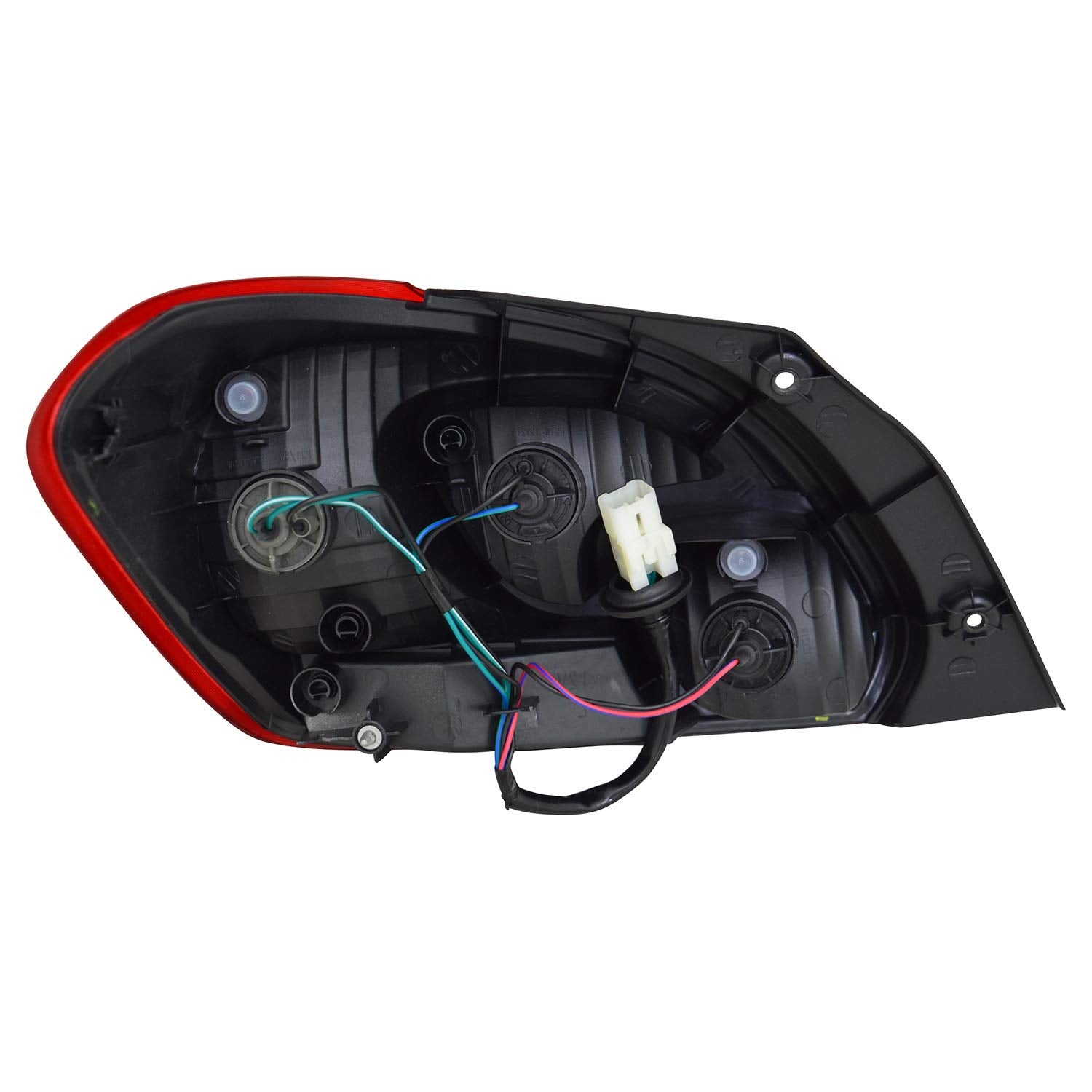 Right TYC Tail Light Assembly Compatible with 2014-2015 Mitsubishi Mirage