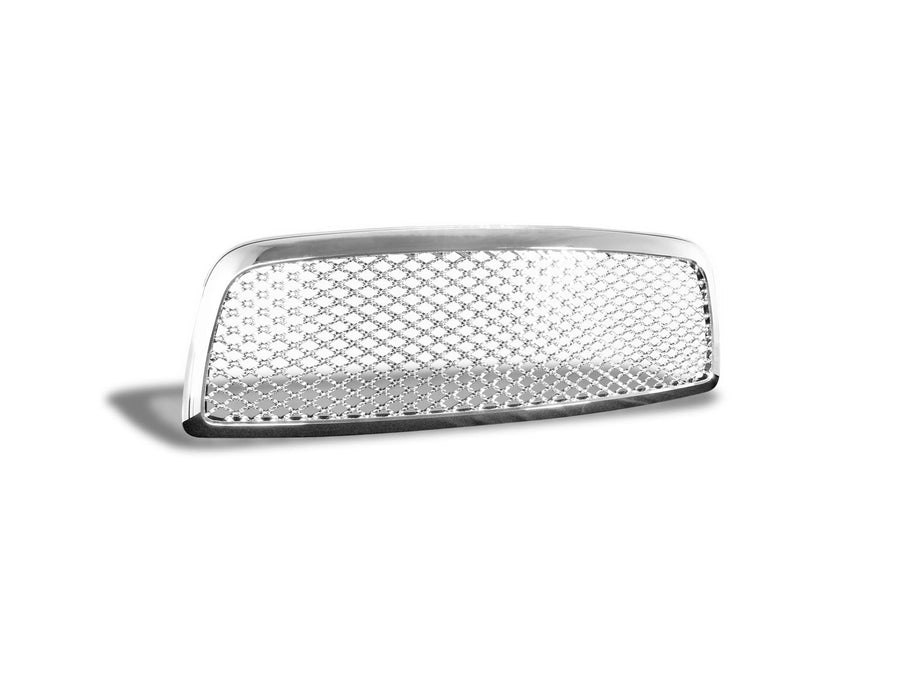 Mesh Front Hood Grille Armordillo USA - Chrome Fits 2009-2012 Dodge Ram 1500 7147782