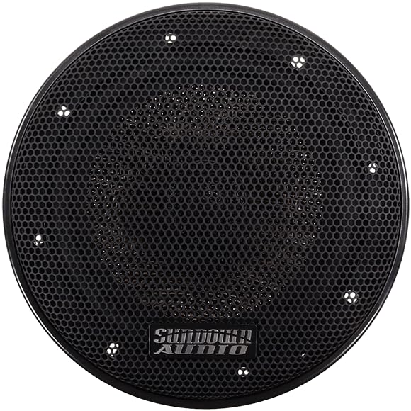 6.5" Sundown Audio SA-6.5CS Component Car Audio Speaker System - 120W RMS (Pair) - Silk Dome Tweeters, Hybrid Fiber Cone Midrange, Cast Aluminum Frame, Adjustable Crossover for Immersive Sound
