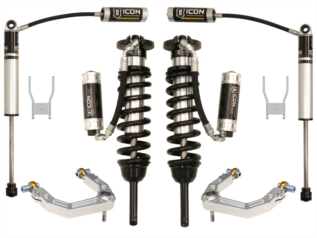 Stage 5 Suspension System, ICON 0-3" Lift, Billet UCA, Compatible with 2012-15 Toyotaa Hilux, K53145