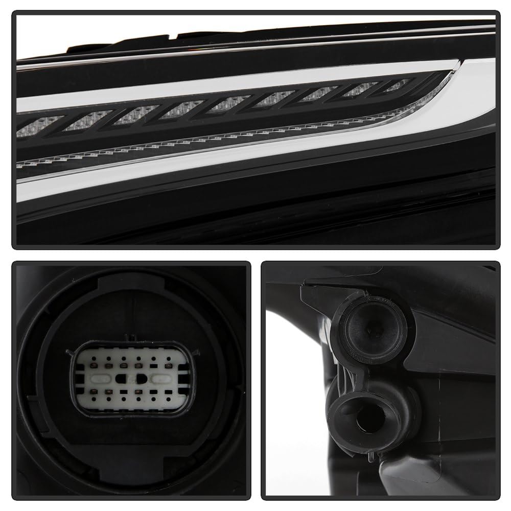 Cadillac XT4 19-22 Spyder (POE) LED DRL (Halogen Signal) Projector Headlight - Signal-7440A(Included) - OE Left