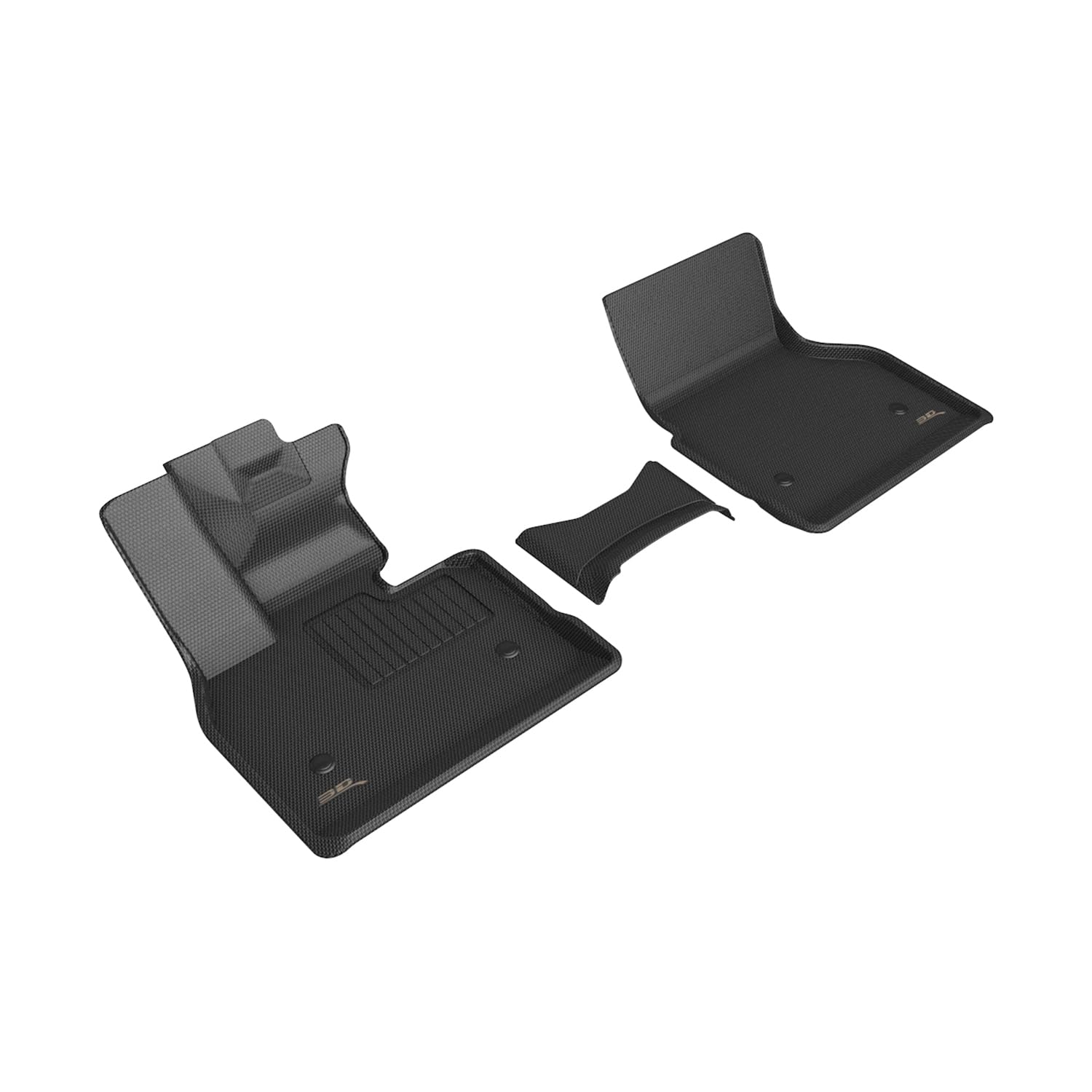 Kagu 3D MAXpider Custom Fit Floor Mat (Black) Compatible with BMW iX (i20) 2022-2026 - Front Row