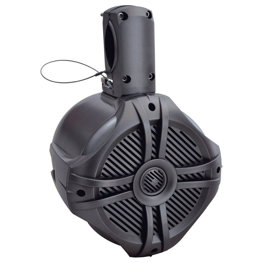 Marine-Grade Power Acoustik MWT‐65T 6.5" 500-Watt Wake Tower Enclosure & Speaker System (Titanium)