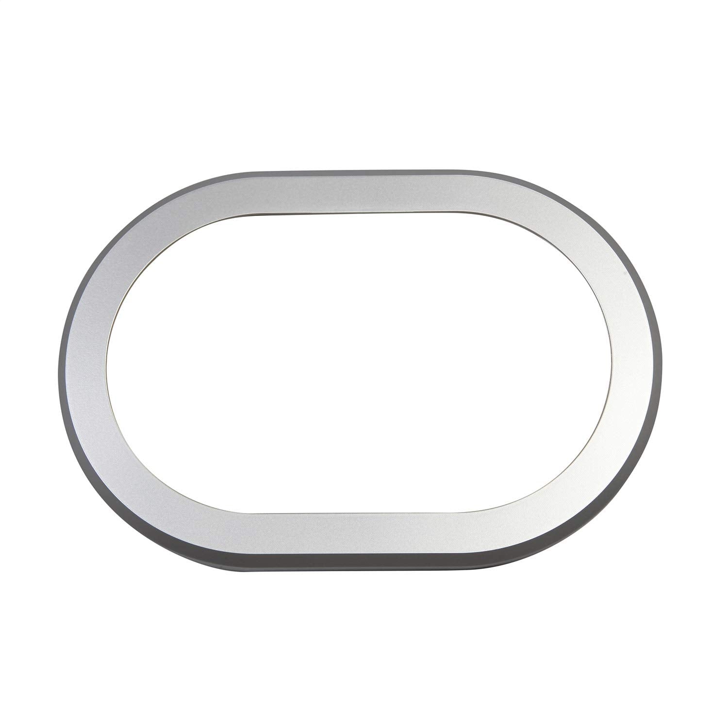 Transmission Shifter Trim Rugged Ridge for Jeep Wrangler JK | Thermoplastic Olefin (TPO), Brushed Silver | 11151.01 | Fits 2007-2010 Jeep Wrangler JK