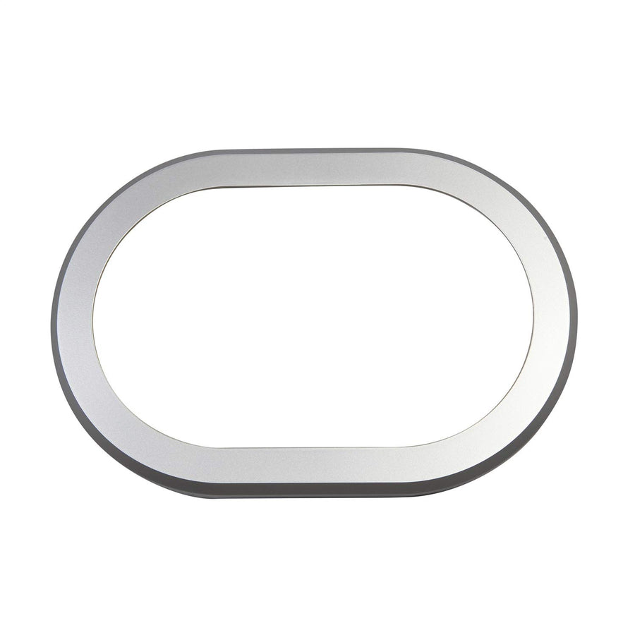 Transmission Shifter Trim Rugged Ridge for Jeep Wrangler JK | Thermoplastic Olefin (TPO), Brushed Silver | 11151.01 | Fits 2007-2010 Jeep Wrangler JK