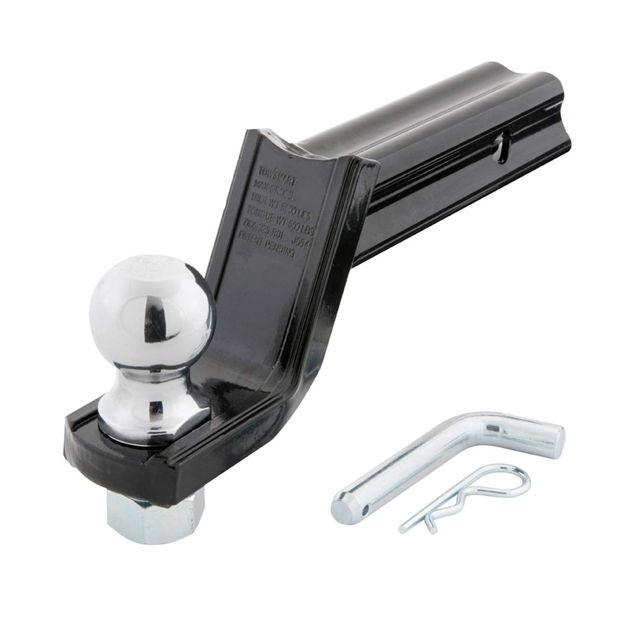 Class III TOWSMART XMount Starter Kit - with 2" Ball and 5/8" Standard Pin - 3-1/4" Drop x 2" Rise - 5,000lb Max Trailer Weight - Fits 2" Receivers - Patented XMount Design