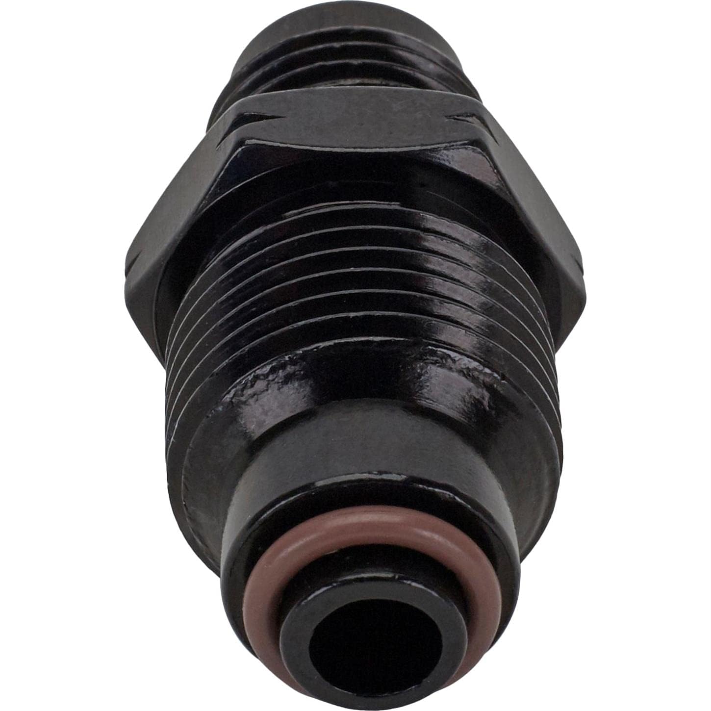 Fragola Performance Systems #6 X 18Mm X 1.5 Male Adapter-F.I. Black 491964-BL