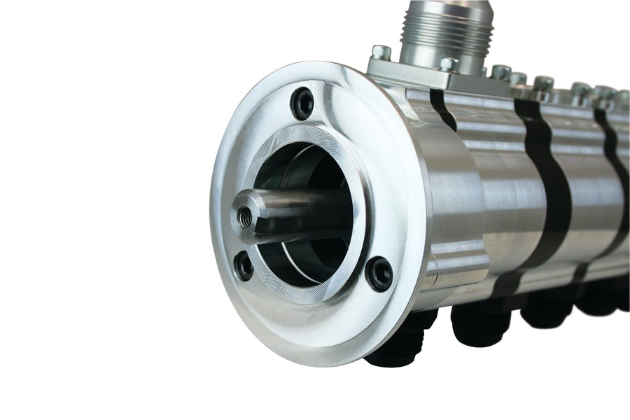 5 Stage Moroso Tri Lobe Dry Sump Oil Pump, V-Band Mount, Use w/Alston Front Drive, Reverse Rotation