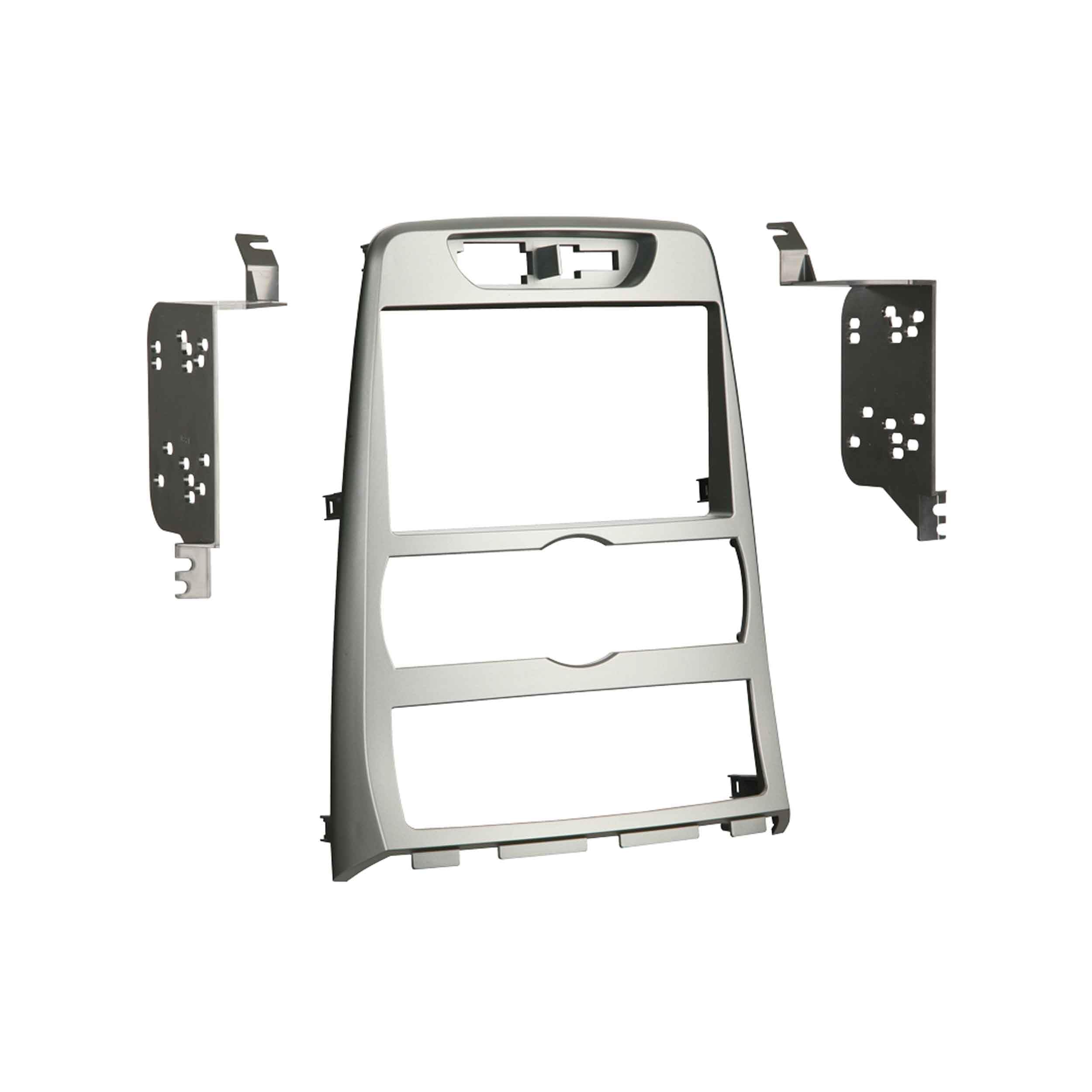 Metra Electronics Double DIN 95-7336S Installation Dash Kit for 2010 Hyundai Genesis Coupe (Silver)
