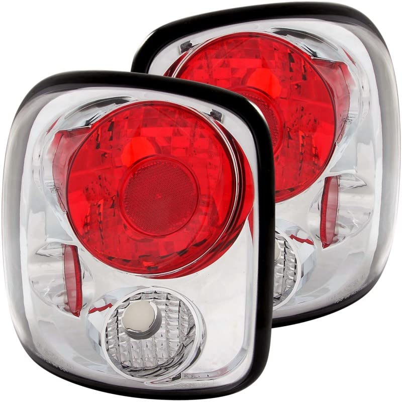 Chrome Euro Tail Light Set-Clear Lens ANZO USA 211026