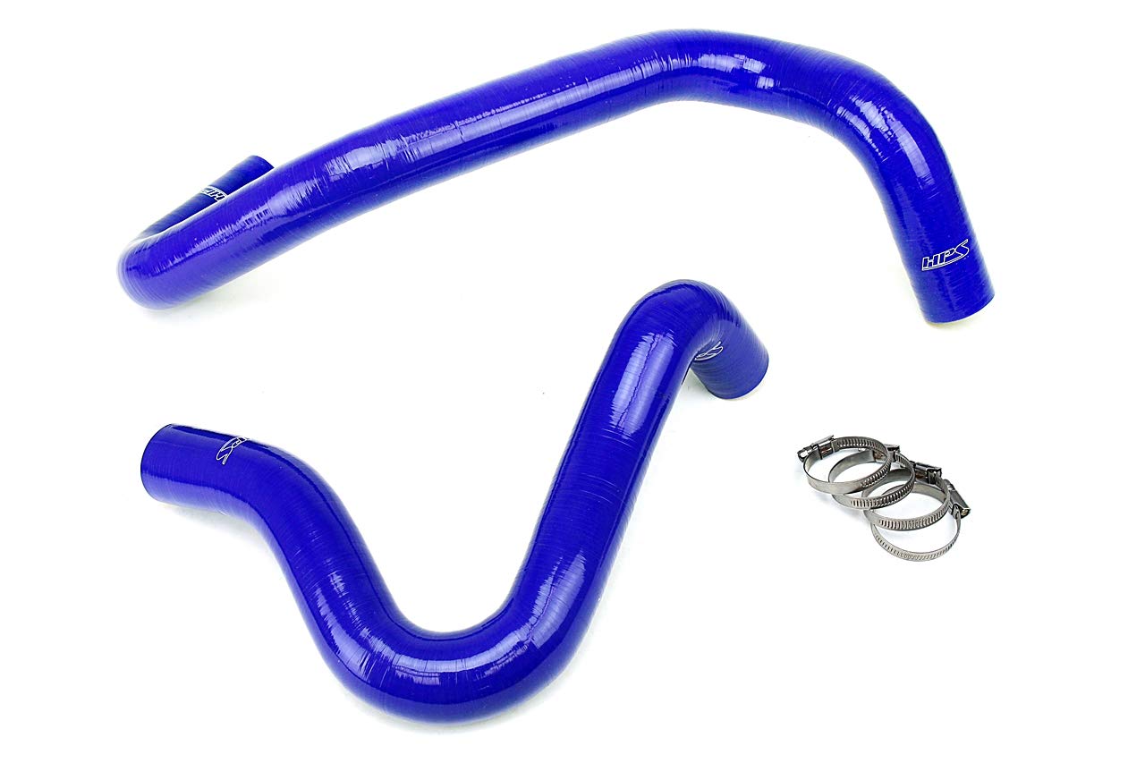 Blue HPS 57-1329-BLUE Silicone Radiator Hose Kit Coolant