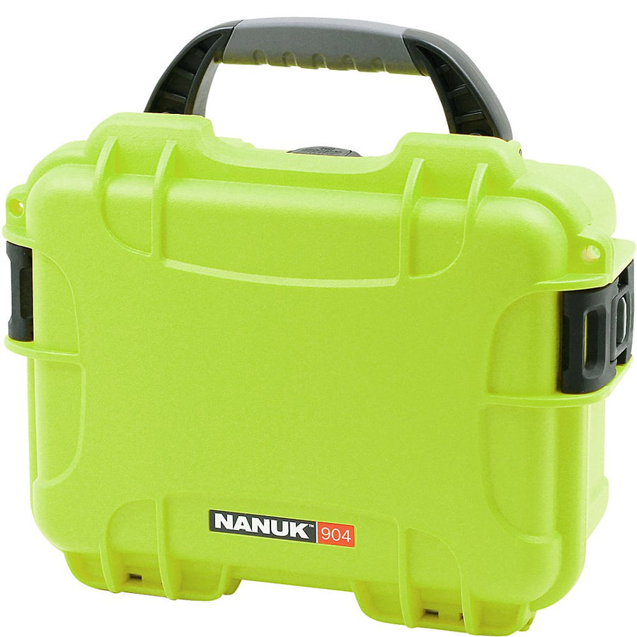 Lime Nanuk 904 Waterproof Hard Case with Foam Insert