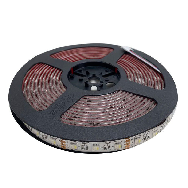 Interior Accent Light Race Sport Lighting Fit 16.4ft (5-Meter) RGBW Custom Tape Strip Lighting IP67 Weatherproof White RS5MIP67RGBW