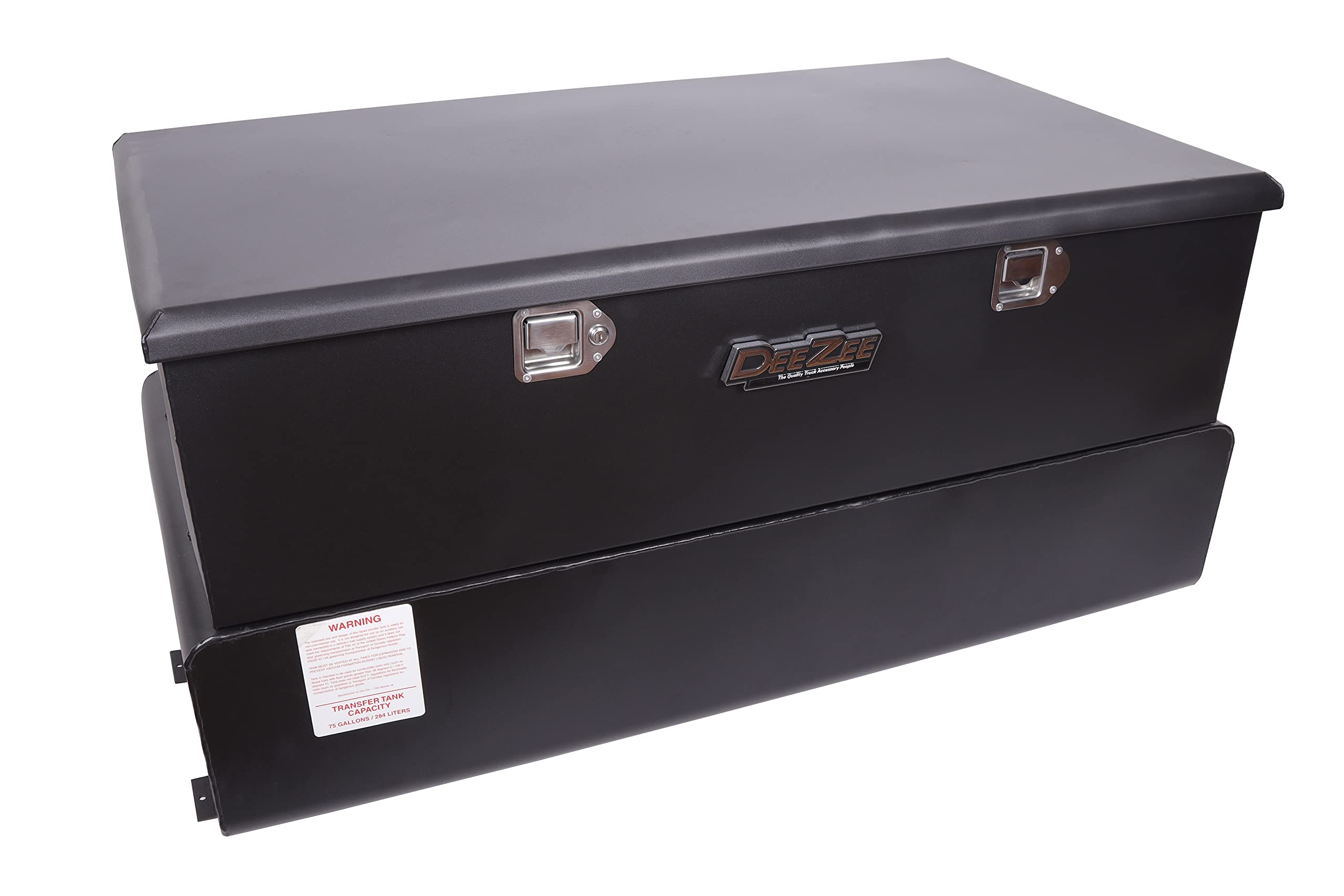 62 Gallon Black Steel Dee Zee DZ92847SB Combo Transfer Tank with Pump