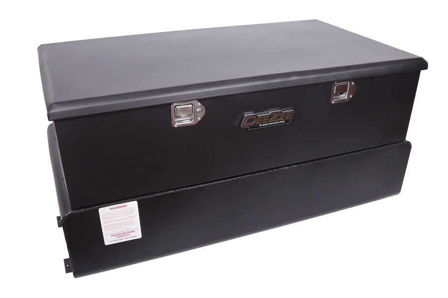 75 Gallon Dee Zee DZ92856SB Black Steel Combo Transfer Tank with Pump
