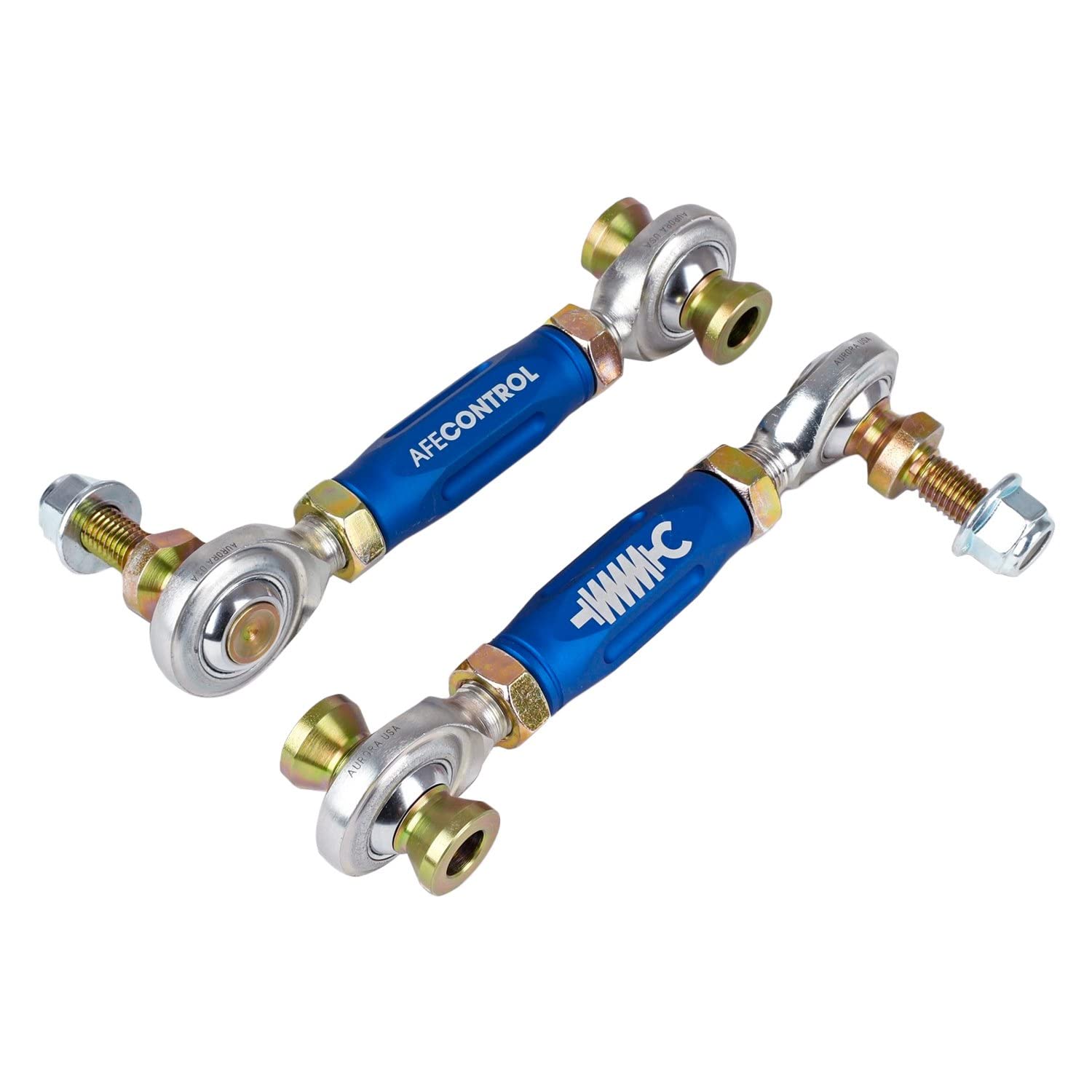 aFe CONTROL Adjustable Rear End Link Set Blue BMW M2 (F87) 15-21/M3/M4 (F80/82/83) 15-20 L6-3.0L (tt) N55/S55 442-502001RL