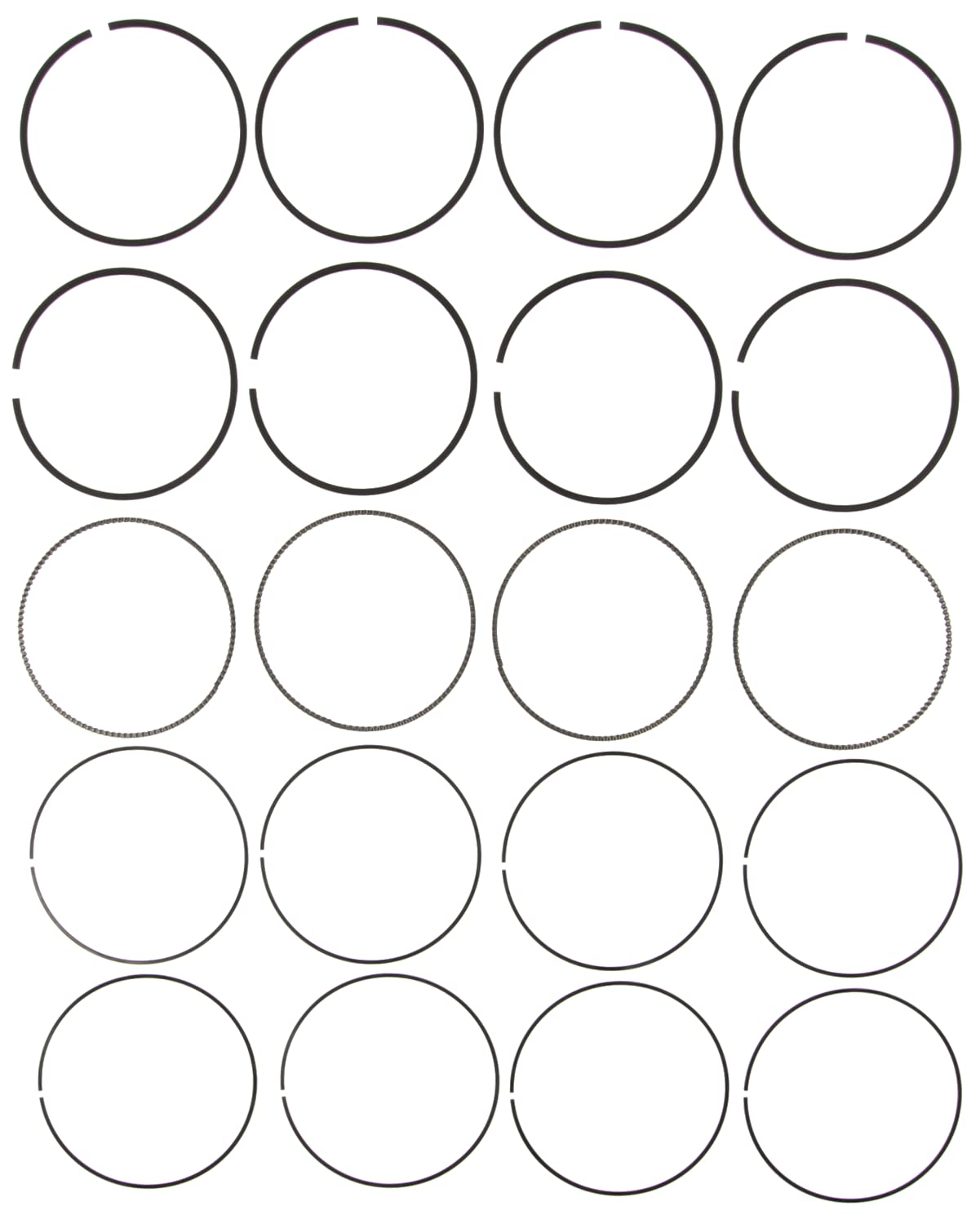 Engine MAHLE Piston Ring Set 42308CP