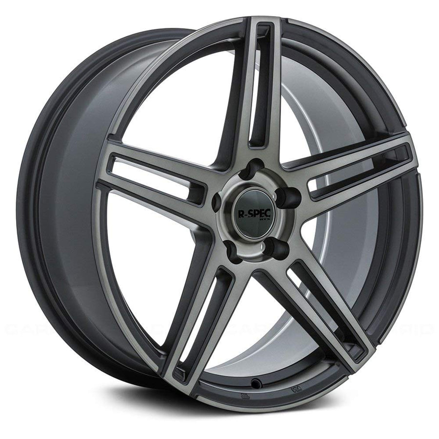 Custom RTX MYSTIQUE Wheel - 18x8, 30 Offset, 5x120.65 Bolt Pattern, 74.1mm Hub - Satin Black with Machined Bronze Face Rim