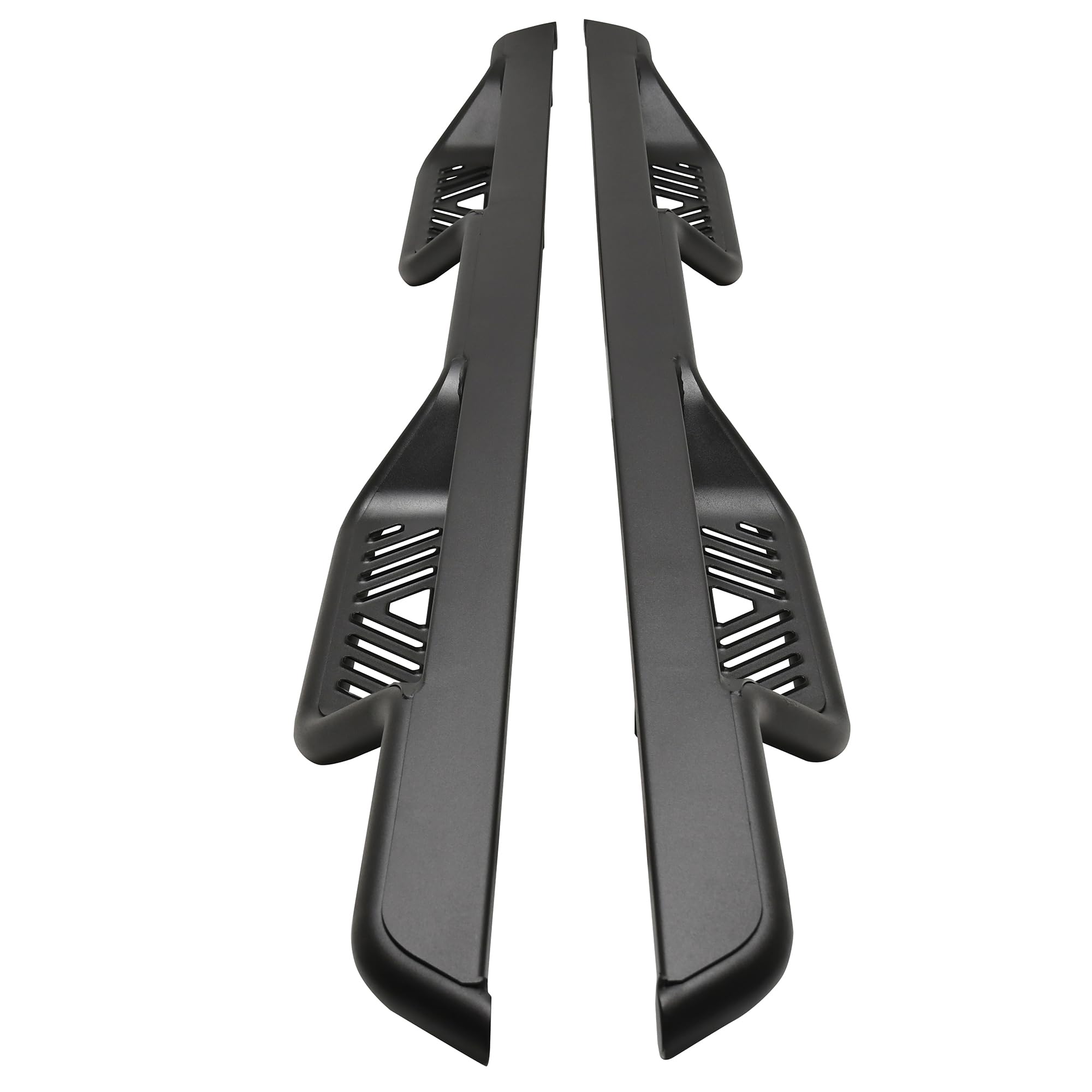 Westin Outlaw 20-13945 Drop Nerf Step Bars fits 2015-2025 F-150 2022-2025 F-150 Lightning SuperCrew 2017-2025 F-250 F-350 F-450 F-550 Crew Cab Textured Black Pair