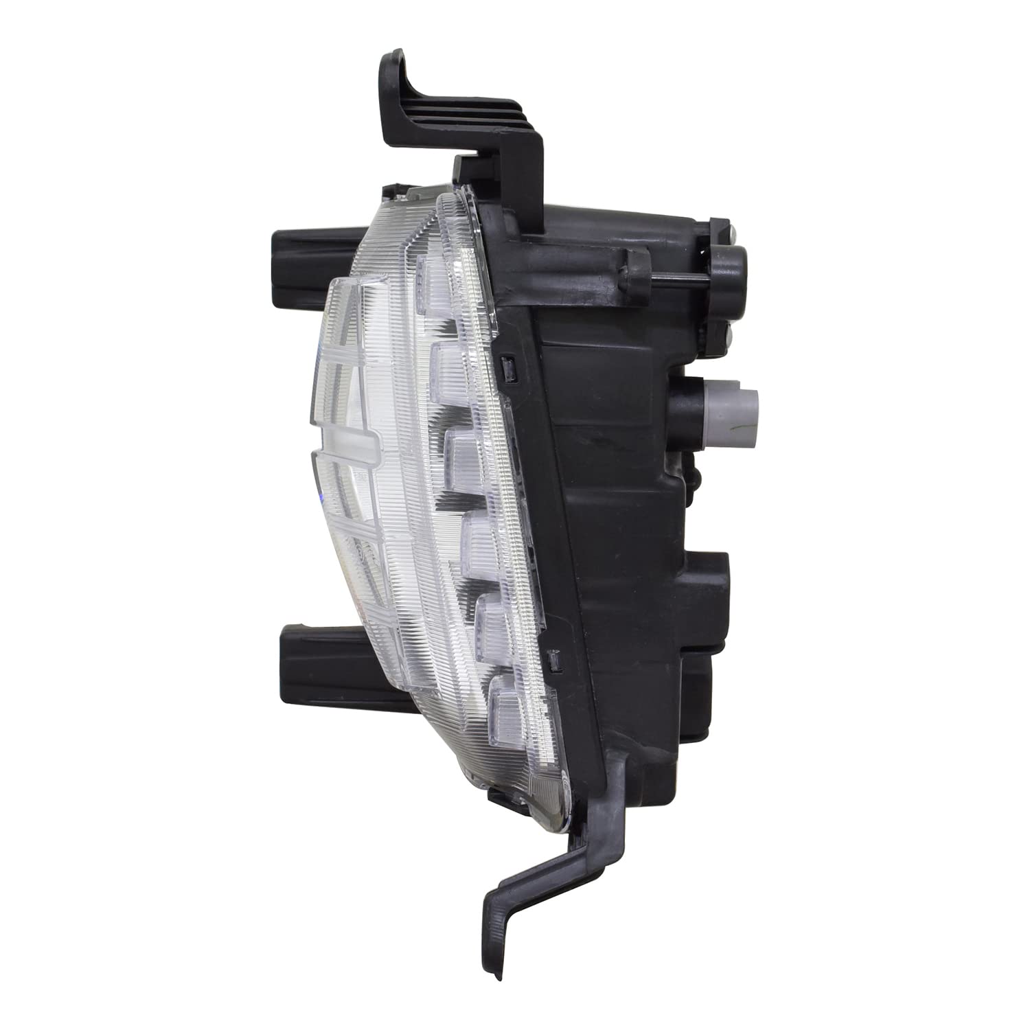 Left TYC Fog Light Assembly Compatible with 2017-2019 Hyundai Santa Fe