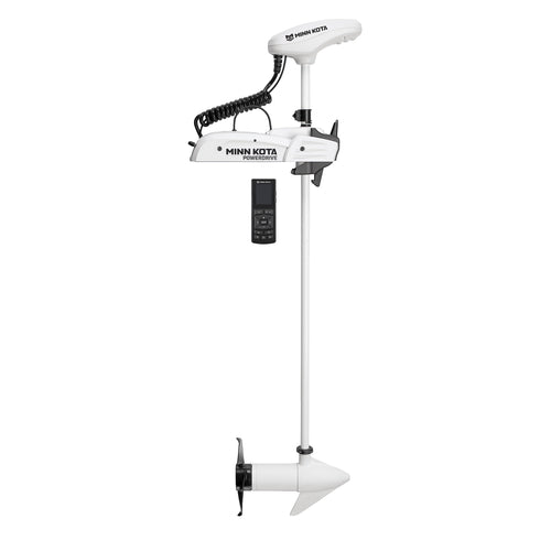 Minn Kota PowerDrive Riptide Bow-Mount Electric Trolling Motor with Wireless Remote – 70 Lb. Thrust, 54 in. Shaft, Saltwater