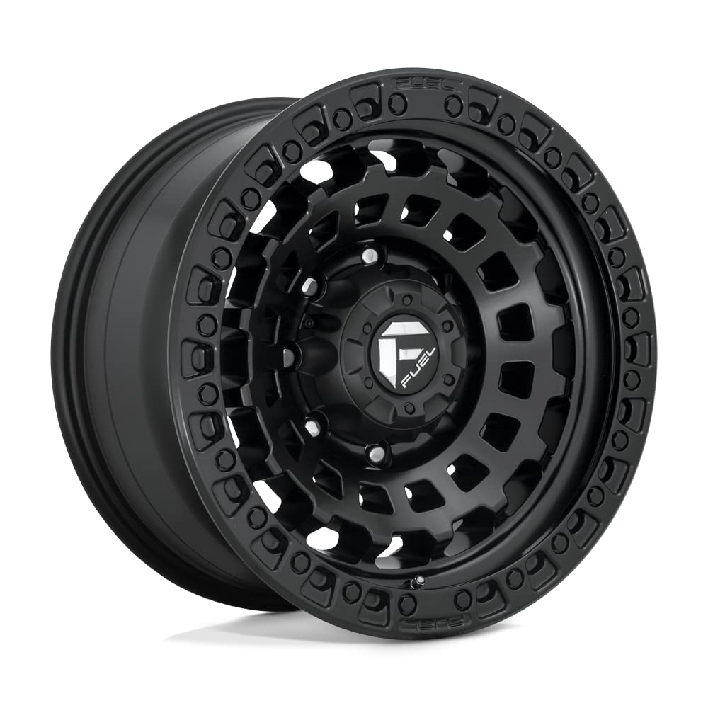 D633 ZEPHYR FUEL OFF-ROAD 17X9, 8X6.5, 5.04, 1mm MATTE BLACK - D63317908250