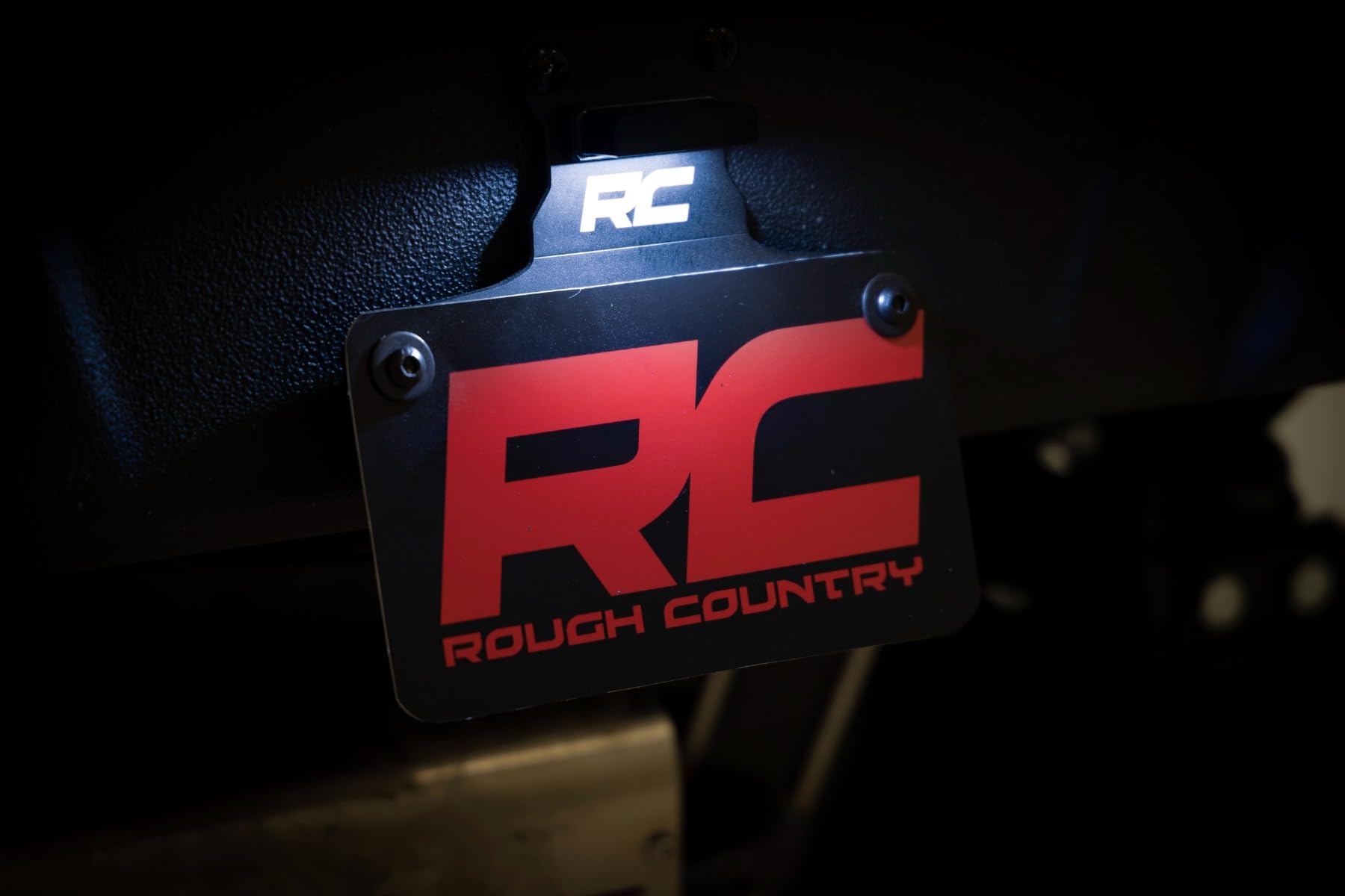 Universal Rough Country UTV LED License Plate Bracket - 99058