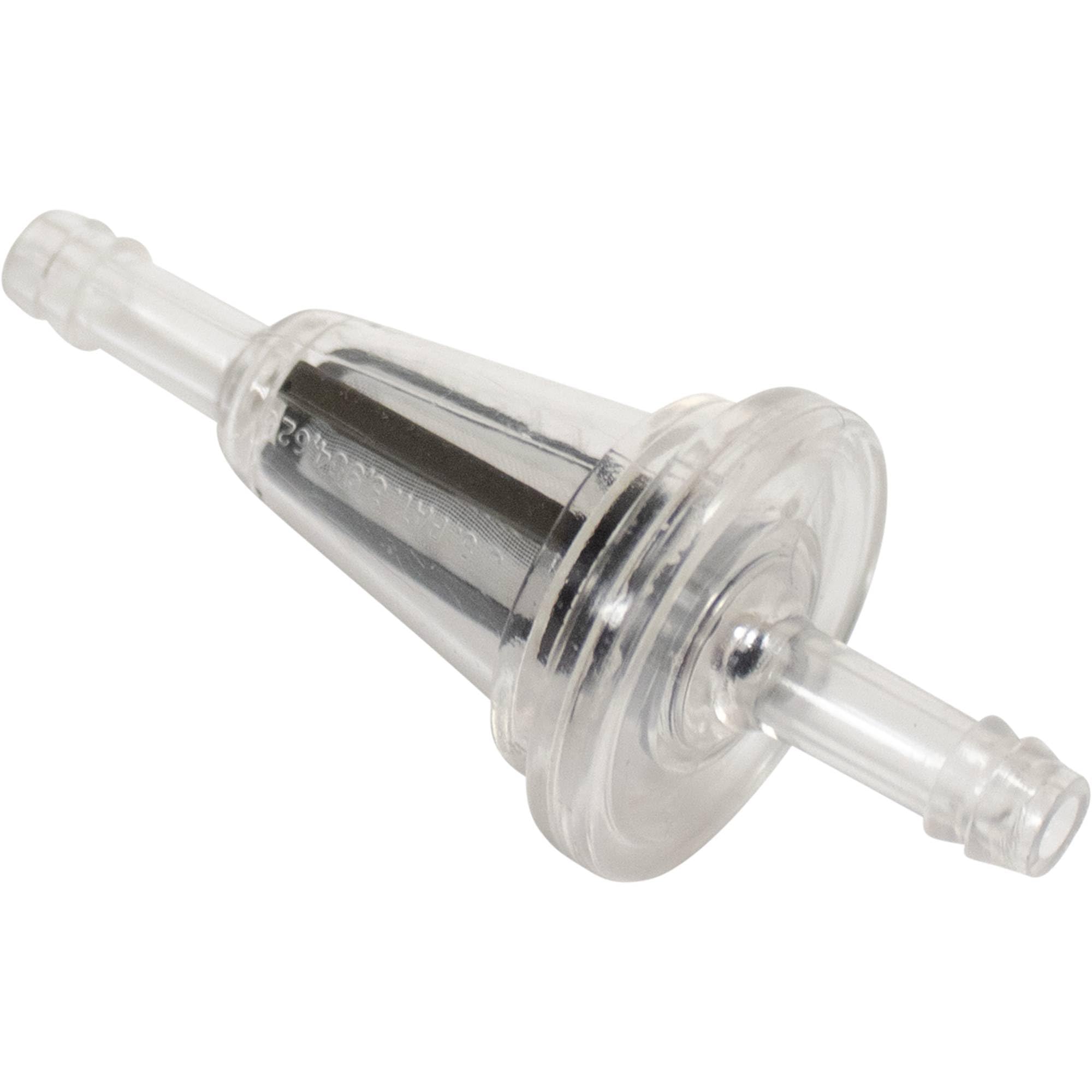 Helix Racing Fuel Filter HLX-118-9020 - Clear Compatible with/Replacement for Helix Racing Products 118-9020 1/4" ID Fuel Line, Cone Shape, Nylon Mesh Screen