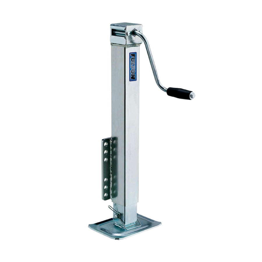 Fulton Trailer Tongue Jack HD50000101 Bolt-On with Drop Leg - 5000 lb. Weight Capacity, Beige