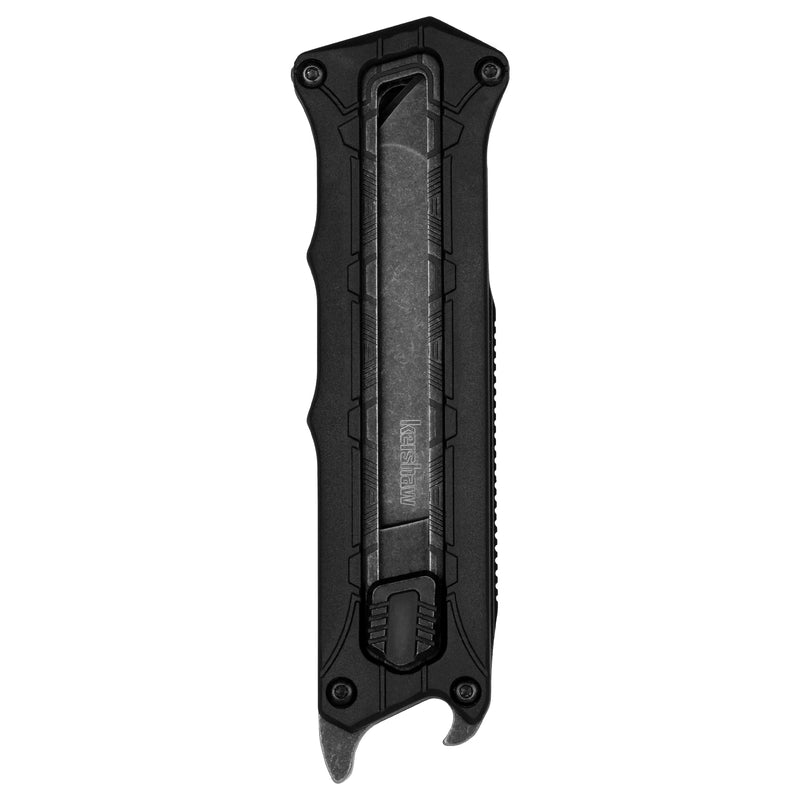 Kershaw Pocket Knife Interstellar, 2.7 Inch Stainless Steel Tanto Partially Serrated Blade, EDC with Manual Opening, Single-Position Pocketclip, Everyday Carry Pocket Knife for Men and Women