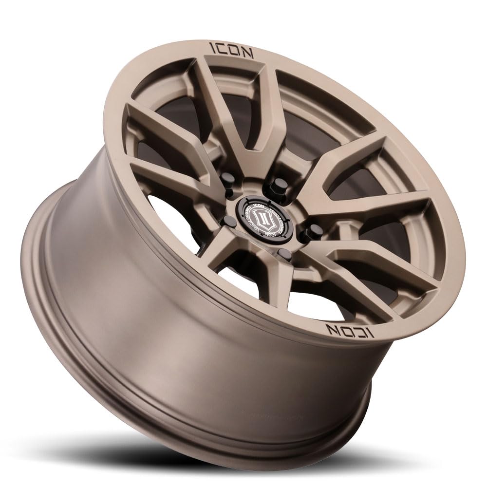 Vector 5 ICON Alloys, Bronze, 17 x 8.5/5 x 5, 6mm Offset, 4.5" BS, 2617857345BR