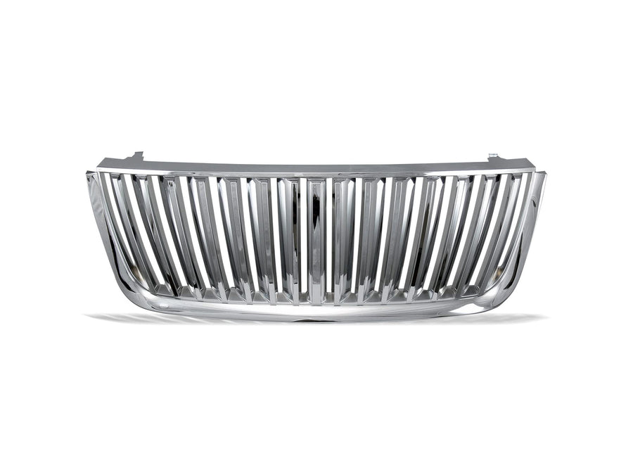 Vertical Grille Armordillo USA Fits 2003-2006 Ford Expedition-Chrome