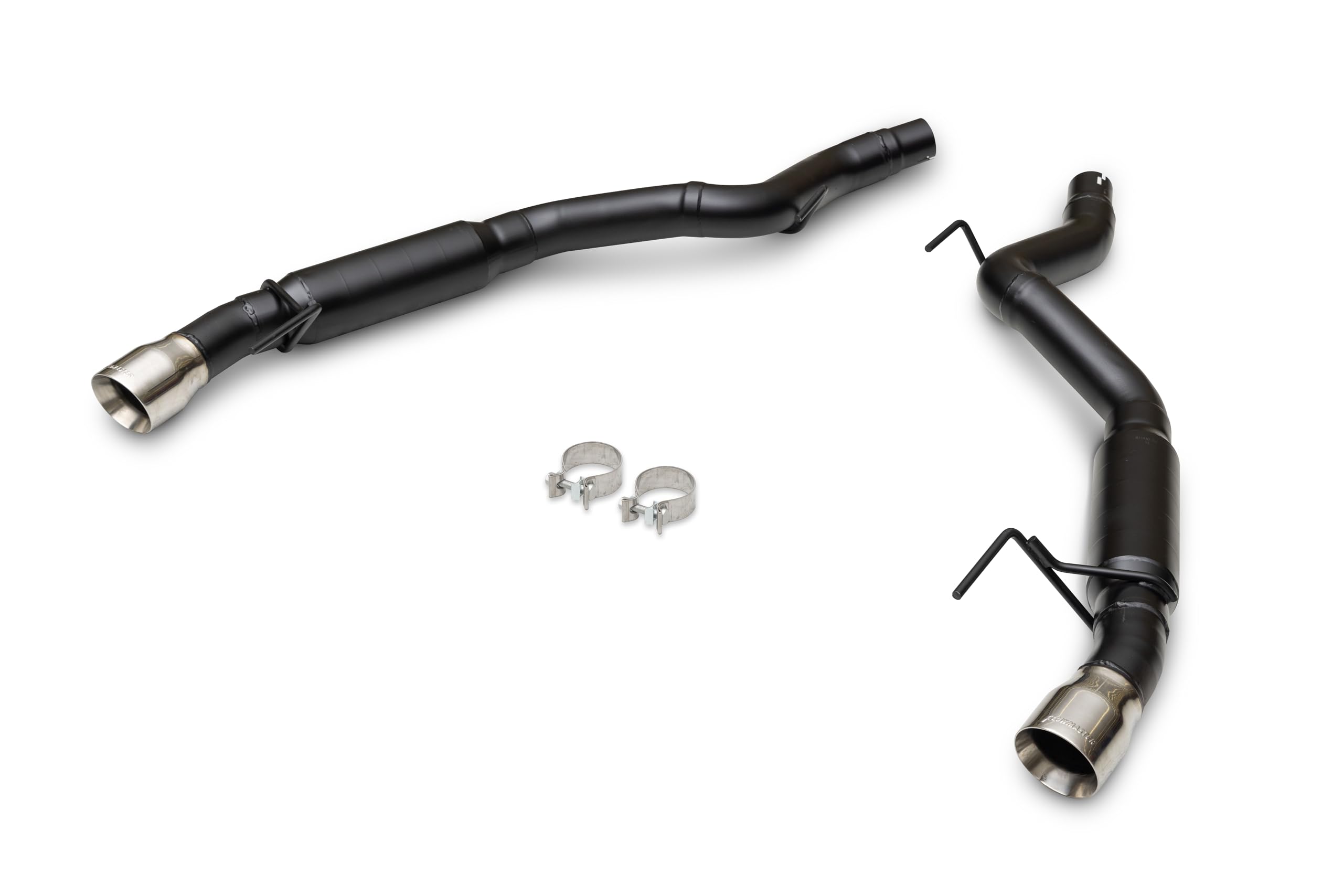 Outlaw Series Flowmaster 818163 Axle-Back Exhaust Kit 3 Inch 409 Stainless Steel with 4 Inch Polished Tips without Valves Compatible with 2024 Ford Mustang GT 5.0L Coyote and 2.3L EcoBoost