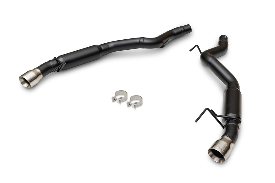 Outlaw Series Flowmaster 818163 Axle-Back Exhaust Kit 3 Inch 409 Stainless Steel with 4 Inch Polished Tips without Valves Compatible with 2024 Ford Mustang GT 5.0L Coyote and 2.3L EcoBoost