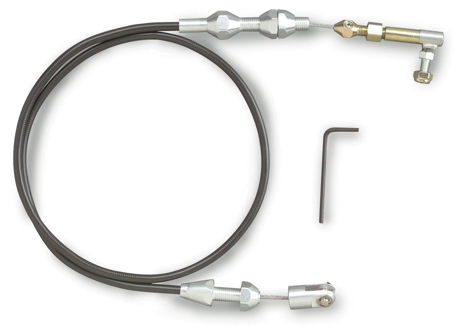 Hi-Tech Lokar TC-1000TPU Black Throttle Cable Kit with Housing