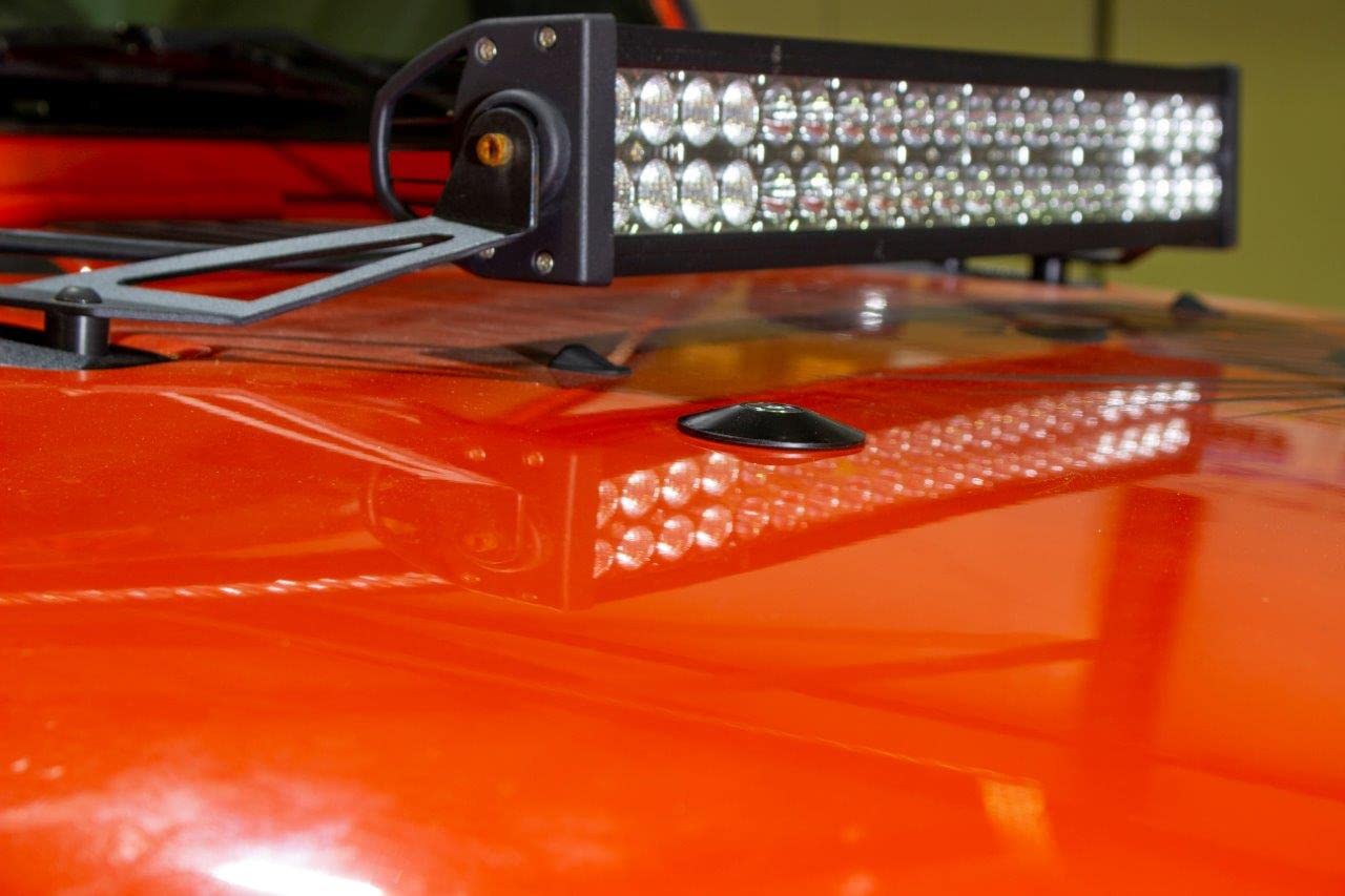 Hood Bumper Deletes, Kentrol 50723 Black