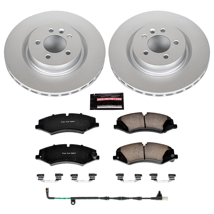 Power Stop CRK7683 Z23 Evolution Geomet Coated Brake Kit For Land Rover LR4 2011-2016 [Model Specific]