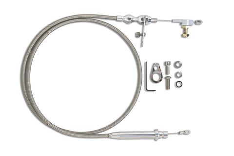 Hi-Tech Lokar KDP-2350HT Polished Kickdown Cable for GM 350 Transmission