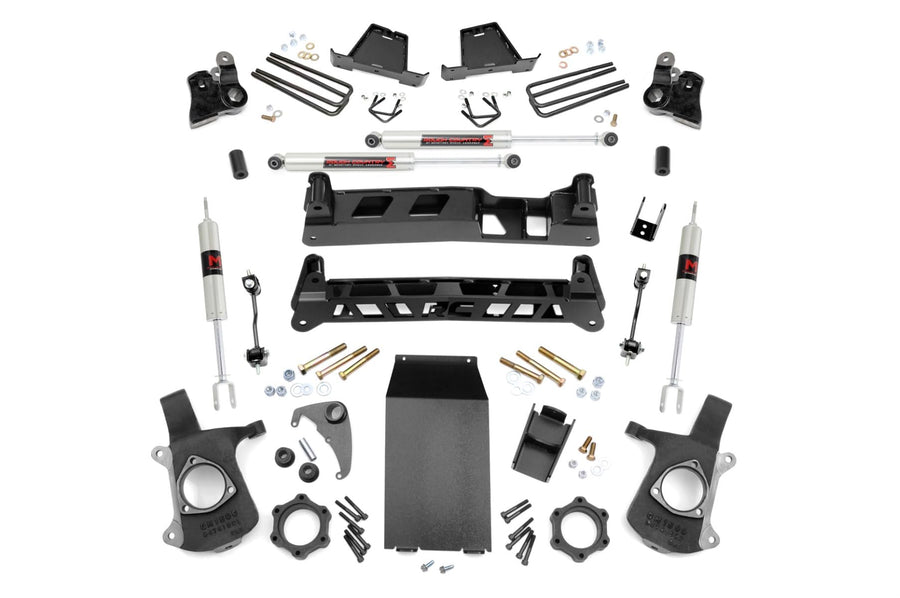 6" Rough Country Lift Kit w/M1 Shocks for 99-06 Chevy/GMC 1500 4WD - 27240