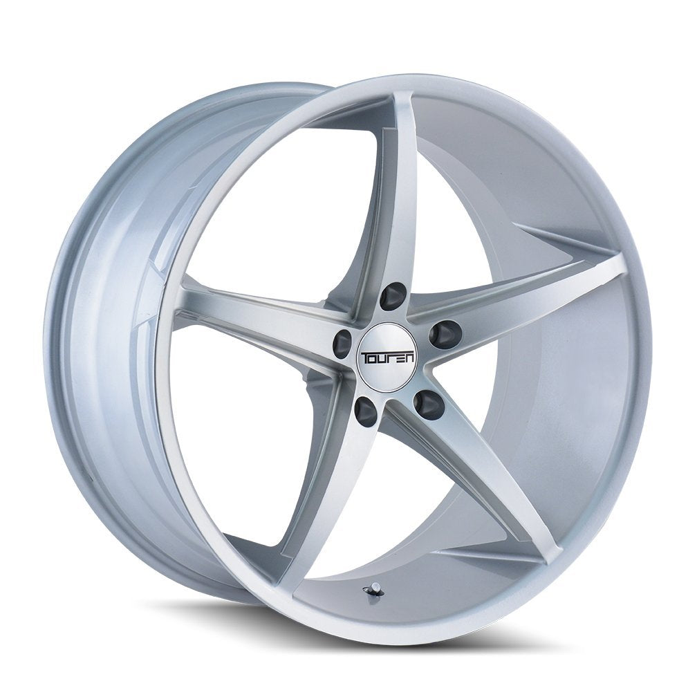 18x8 TR70, Bolt Pattern: 5x120/, Offset: 20, SILVER/MILLED SPOKES, set of 1