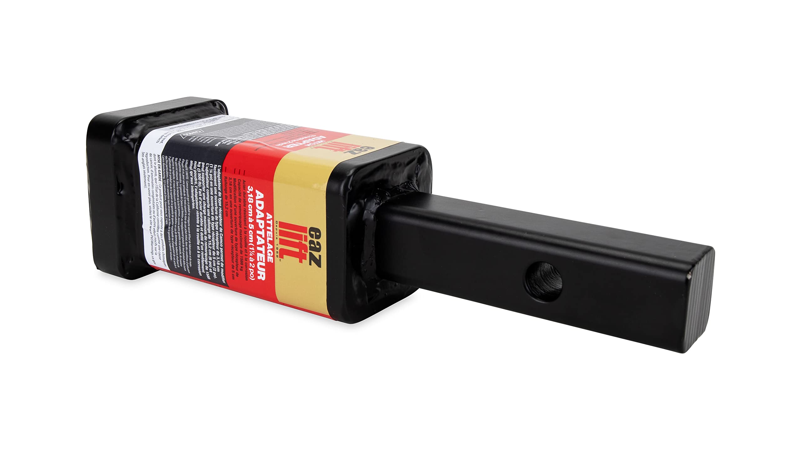 Eaz-Lift Adapter Hitch Receiver - Easily Adapts a 1 ¼" Receiver to a 2" Receiver | 6" Extension, 3,500 lb. Capacity (GTWR) | Durable Rust and Corrosion Resistant Steel - (48471)