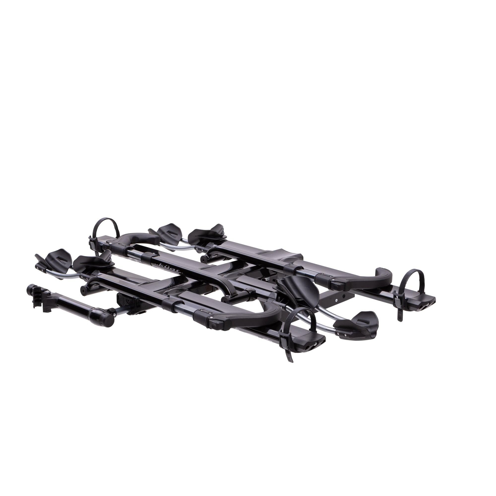 KUAT NV 2.0 Add-On - 2" +1 -Bike Rack | Increases The 2" NV to a 3-Bike Hitch Rack | Rugged All-Metal Construction | E-Bike Compatible | Easy Installation | Black Metallic (NA21B)
